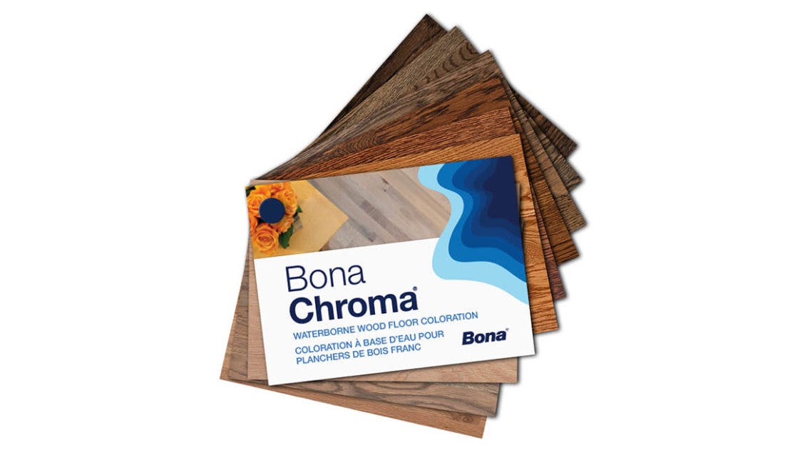 Cover Image for Bona Chroma Waterborne Wood Floor Coloration System Minimizes Environmental Impact